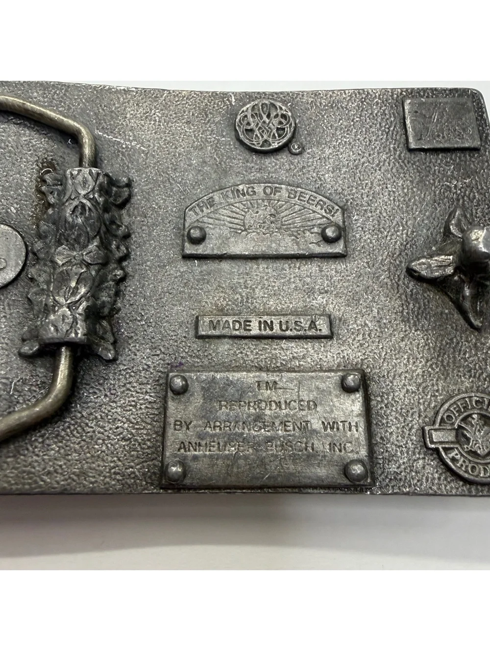 Budweiser vintage belt buckle